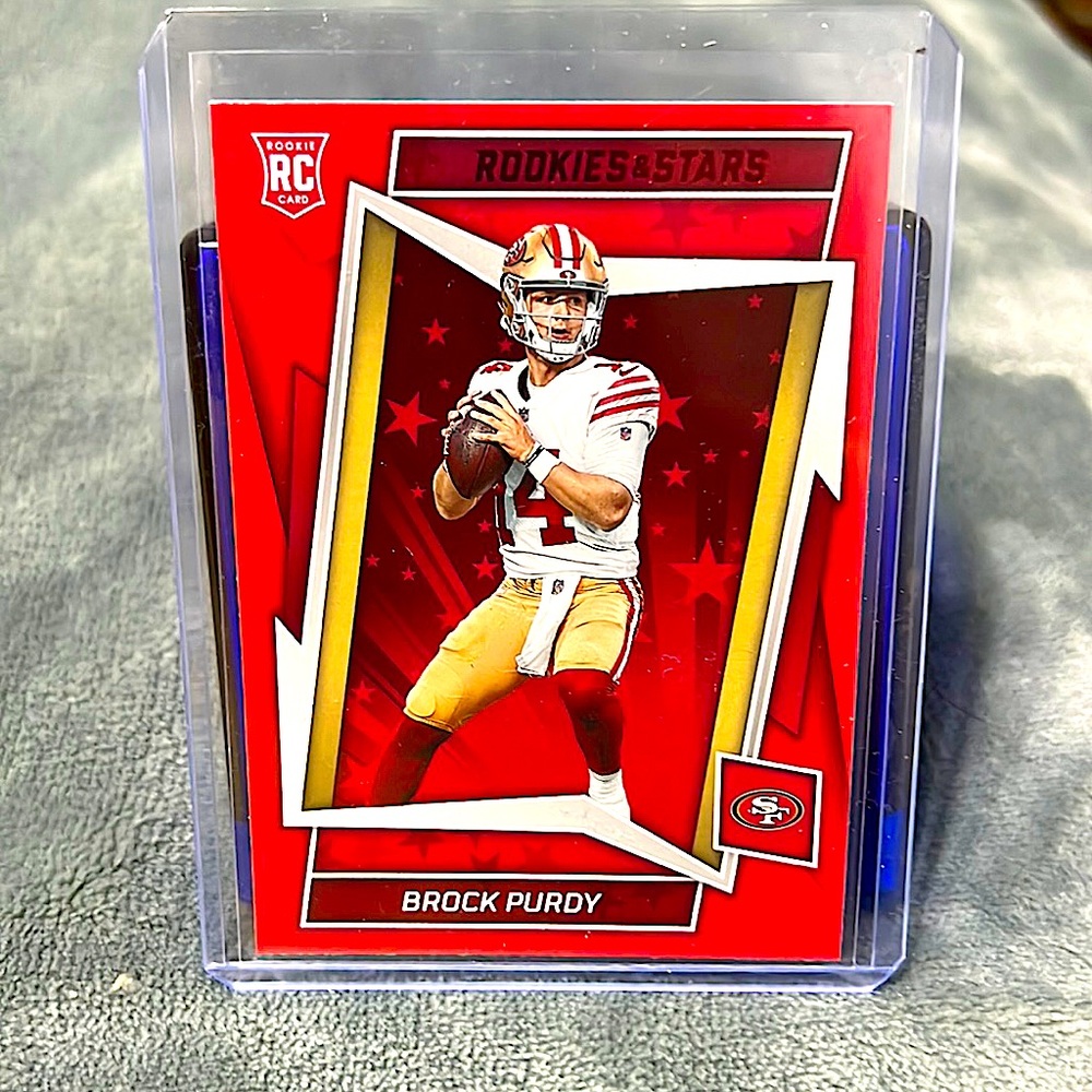 BROCK PURDY RC Red Parallel •• 2022 Panini Rookies & Stars Red Parallel Rookie